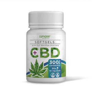 Euphoria CBD Softgel Kapseln mit 300 mg